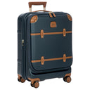 Brics Bellagio - 4-Rollen-Kabinentrolley mit Vortasche 55 cm erw. (blue/tan) - Ansicht 2