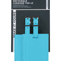 Samsonite Ta Revolution Rectangle Luggage Tag - Kofferanhänger 2tgl. (vivid blue) - Ansicht 3