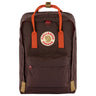 Fjällräven Kånken Koncept - Rucksack 15" 40 cm (black oak-rowan red)