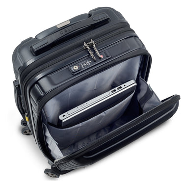 Delsey Paris Shadow 5.0 - 4-Rollen-Kabinentrolley mit Vortasche S 55 cm erw. USB (schwarz) - Ansicht 6