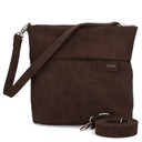 zwei Mademoiselle M8 - Schultertasche 25 cm (nubuk-espresso) - Ansicht 4