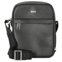 BOSS Zair Ns Zip - Umhängetasche Leder 21 cm (schwarz)