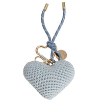 Seidenfelt Crocket Heart Charm - Anhänger (sea salt blue)