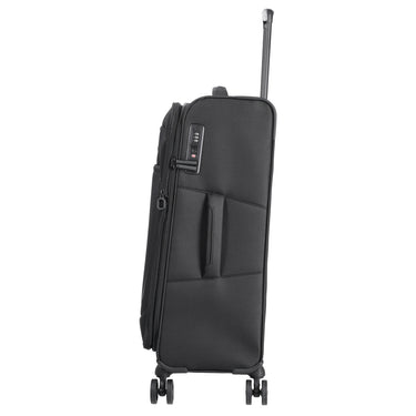D&N Travel Line 9804 - 4-Rollen-Trolley M 68 cm erw. (black) - Ansicht 3