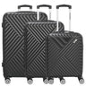 Paradise by CHECK.IN Kingston - 4-Rollen-Trolley Set 3tlg. (schwarz)