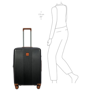 Brics Ferrara - 4-Rollen-Trolley M 67 cm erw. (black) - Ansicht 10