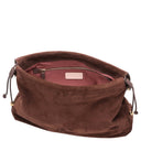 Coccinelle Lidia Suede Bim - Umhängetasche 40 cm (brunette/brunet) - Ansicht 6