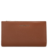 Coccinelle Metallic Soft - Geldbörse 12cc 16 cm (cognac)