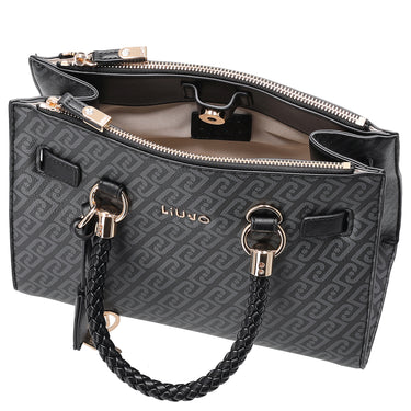 Liu Jo Manh S Satchel Monogramm - Umhängetasche 27 cm (nero) - Ansicht 6