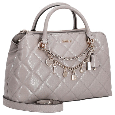 Guess Libby 2 Comp Satchel - Henkeltasche 30 cm (dark taupe) - Ansicht 5