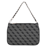 Guess Flat Pouch - Schultertasche 24.5 cm (coal logo)
