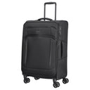 D&N Travel Line 9804 - 4-Rollen-Trolley M 68 cm erw. (black) - Ansicht 2