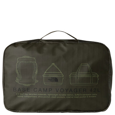 The North Face Base Camp Voyager Duffel 42 - Reisetasche/Rucksack 58 cm (new taupe green-tnf black) - Ansicht 6