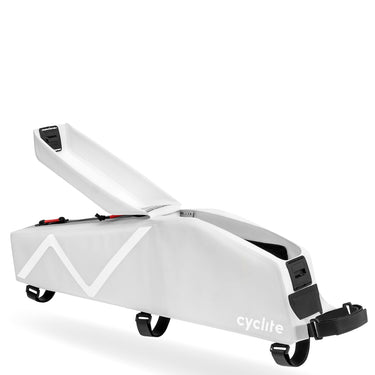 Cyclite Top Tube Bag Large / 02 - Rahmentasche (Bikepacking) 42 cm (light grey) - Ansicht 4