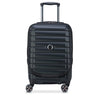 Delsey Paris Shadow 5.0 - 4-Rollen-Kabinentrolley mit Vortasche S 55 cm erw. USB (schwarz)