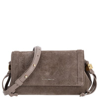 Coccinelle Thess Bimaterial - Sac bandoulière 21 cm (warm taupe)