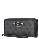 Guess Lindsey SLG Large Zip - Geldbörse 12cc 21 cm (coal logo) - Ansicht 3