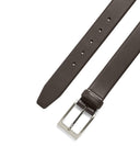 BOSS Barnabie - Ledergürtel mit Dornschließe 3.5 cm (dark brown, 90) - Ansicht 2