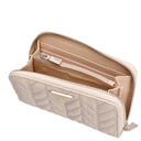 Guess Stacey SLG Medium Zip - Geldbörse 4cc 14 cm (light beige) - Ansicht 2