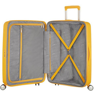 American Tourister Soundbox - 4-Rollen-Trolley 67 cm erw. (gelb) - Ansicht 2