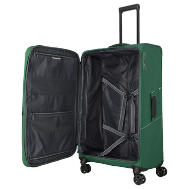Travelite Skaii - 4-Rollen-Trolley 78 cm erw. (green) - Ansicht 6
