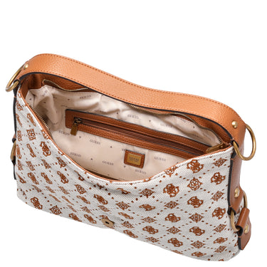 Guess Camden - Schultertasche 34.5 cm (cognac logo) - Ansicht 6