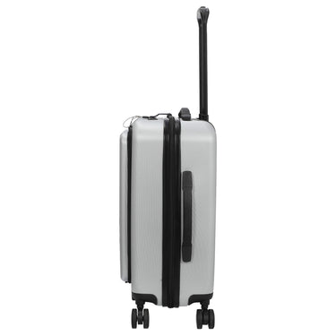 Valentino Bags Lexplor - 4-Rollen-Kabinentrolley mit Vortasche 14" 55 cm (silver) - Ansicht 3