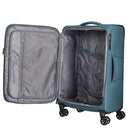D&N Travel Line 9804 - 4-Rollen-Trolley M 68 cm erw. (petrol) - Ansicht 6