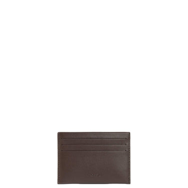 Lacoste FG - Kreditkartenetui Leder 6 cc 11 cm (coffee bean)