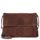 Coccinelle Lidia Suede Bim - Umhängetasche 40 cm (brunette/brunet)