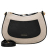 Coccinelle C-Easy Canvas - Umhängetasche 22 cm (natural/noir)
