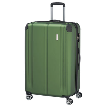Travelite City - 4-Rollen-Trolley erw. L 77 cm (grün) - Ansicht 2