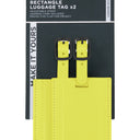 Samsonite Ta Revolution Rectangle Luggage Tag - Kofferanhänger 2tgl. (lime) - Ansicht 3