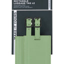 Samsonite Ta Revolution Rectangle Luggage Tag - Kofferanhänger 2tgl. (sage) - Ansicht 3