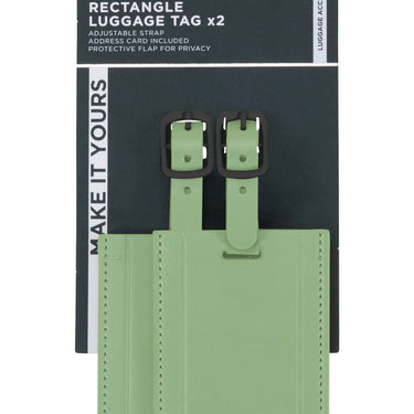 Samsonite Ta Revolution Rectangle Luggage Tag - Kofferanhänger 2tgl. (sage) - Ansicht 3