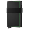 Secrid Bandwallet Matte - Porte-cartes 6cc 10.3 cm RFID (black-green)