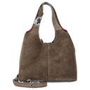 Coccinelle C-Easy Suede - Henkeltasche S 20 cm (fango/fango)