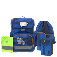Lässig School Set Light Unique - Schulranzen Set 6tlg. 960g (space blue)