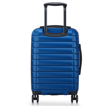 Delsey Paris Shadow 5.0 - 4-Rollen-Kabinentrolley mit Vortasche S 55 cm erw. USB (blau) - Ansicht 4