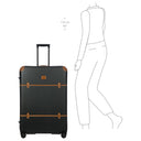 Brics Bellagio - 4-Rollen-Trolley 82 cm erw. (black/tan) - Ansicht 10