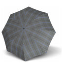 Knirps T.200 M Duomatic - Taschenschirm Regenschirm (check grey)