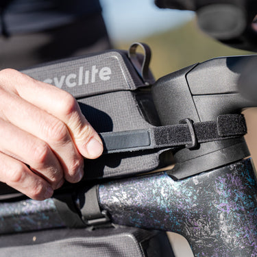 Cyclite Top Tube Bag / 03 - Rahmentasche (Bikepacking) 25 cm (black) - Ansicht 7