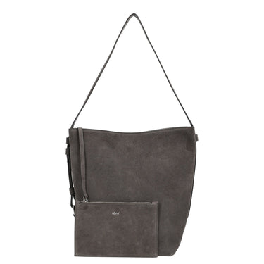 abro Cosmo Suede - Beuteltasche 39 cm (grey) - Ansicht 6