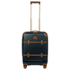 Brics Bellagio - 4-Rollen-Kabinentrolley mit Vortasche 55 cm erw. (blue/tan)
