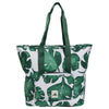 adidas Leaf Print Women - Tragetasche (orbit grey/collegiate green/green/semi court green)