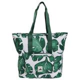 adidas Leaf Print Women - Tragetasche (orbit grey/collegiate green/green/semi court green)