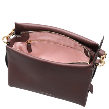 Coccinelle Boheme Grana Double - Henkeltasche S 23 cm (berry/winter rose) - Ansicht 6