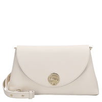 Coccinelle Nikla - Schultertasche 30 cm (pearl/cognac)