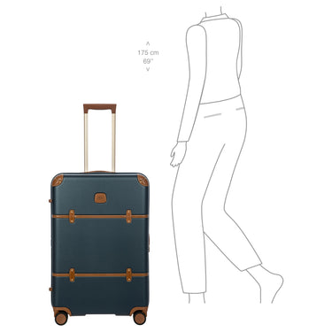 Brics Bellagio - 4-Rollen-Trolley 70.5 cm erw. (blue/tan) - Ansicht 10