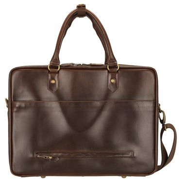 Buckle & Seam Albert - Aktentasche XL 41 cm (brown/blue) - Ansicht 4